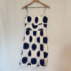 Kate Spade New York Women's White & Blue Dress